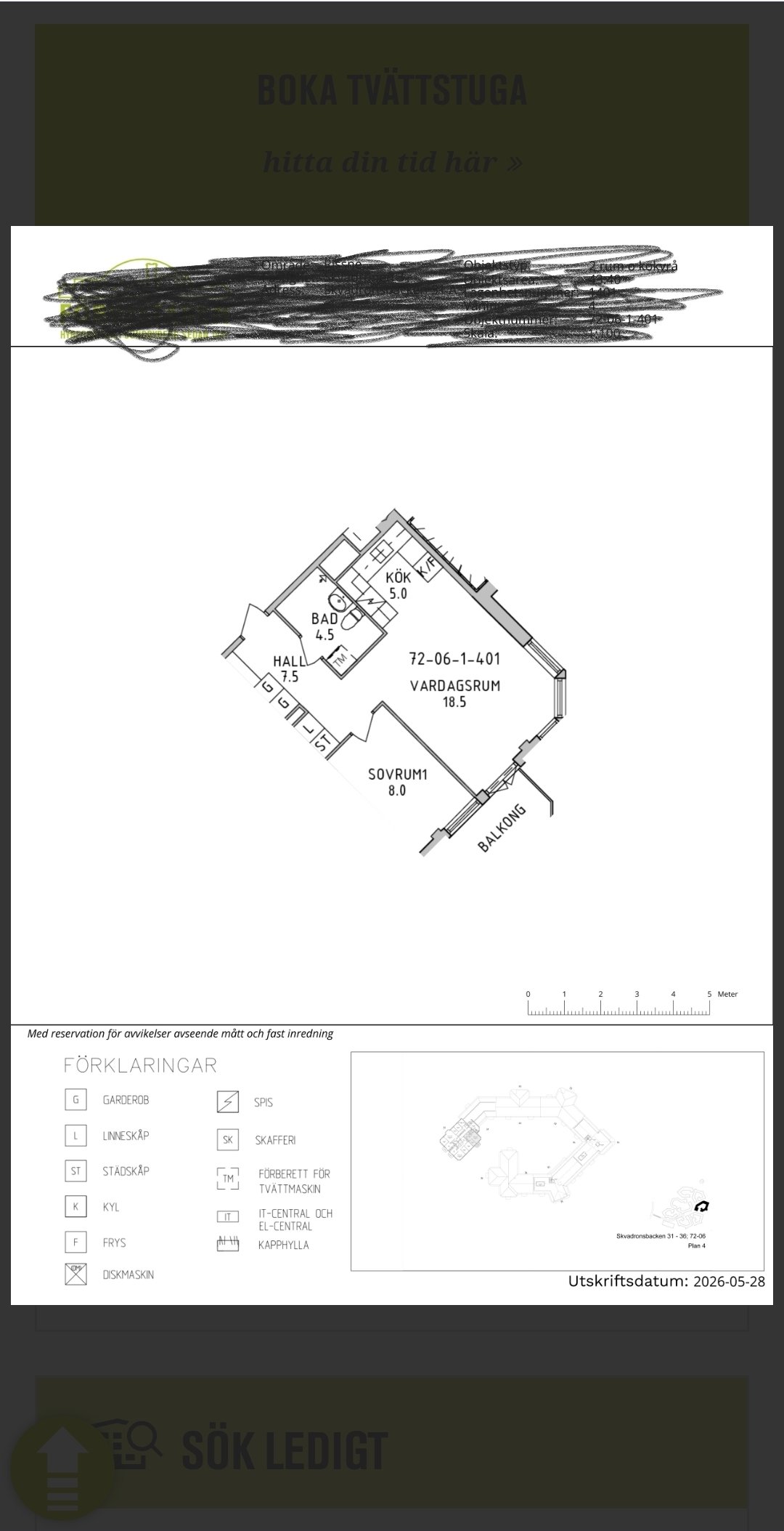 Lägenhet, 2 rooms, 43 sqm, Sundbyberg – bild 2