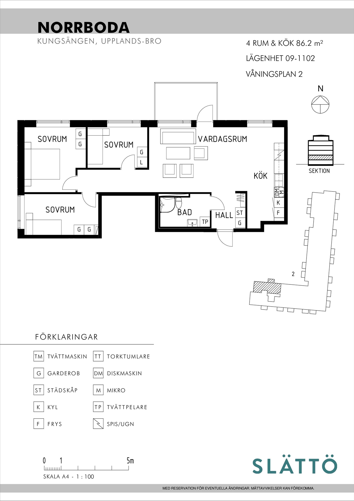 4 rok · 86 m² i Kungsängen – bild 11