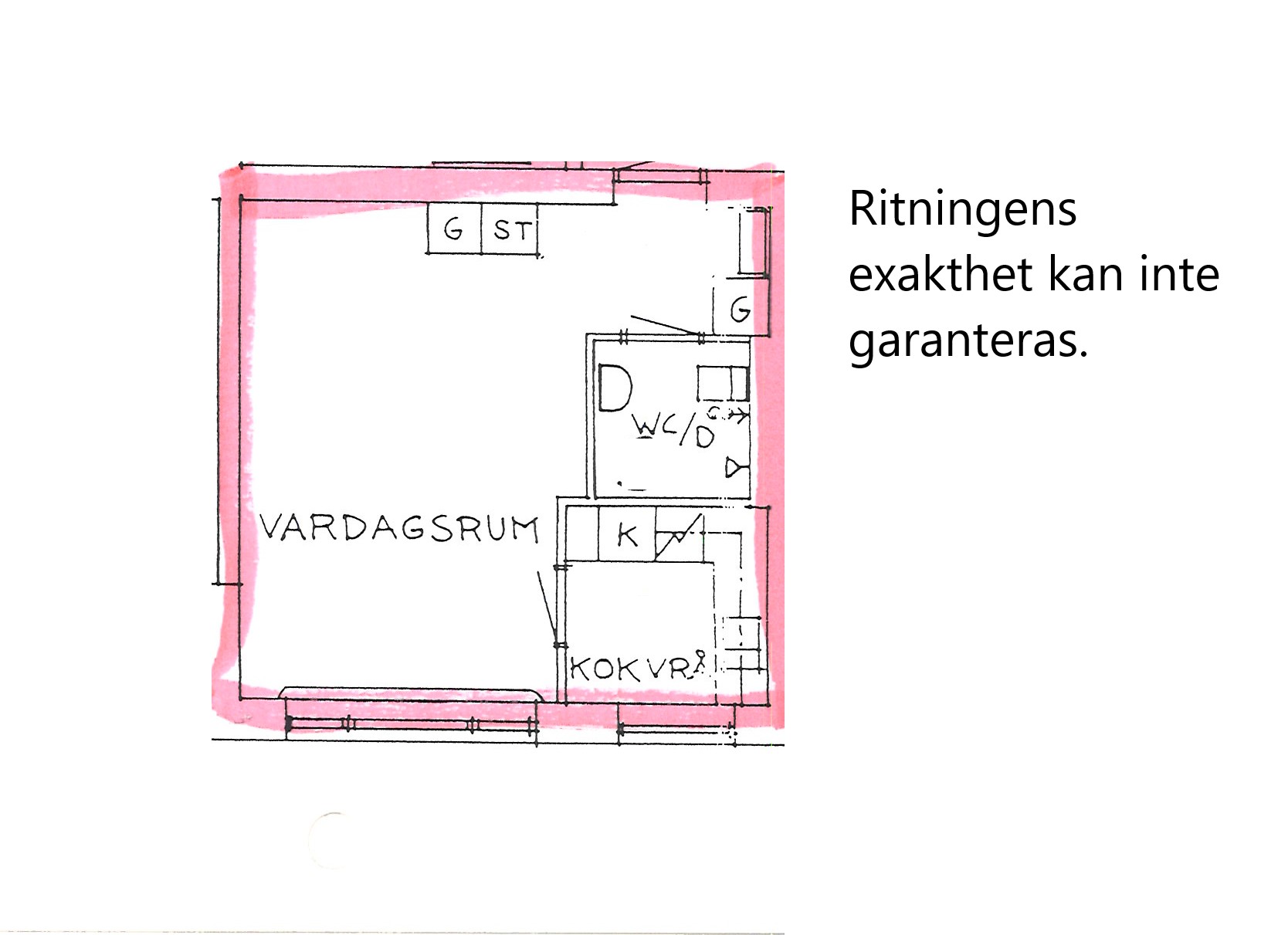 Lägenhet, 1 rooms, 33 sqm, Kalmar – bild 2