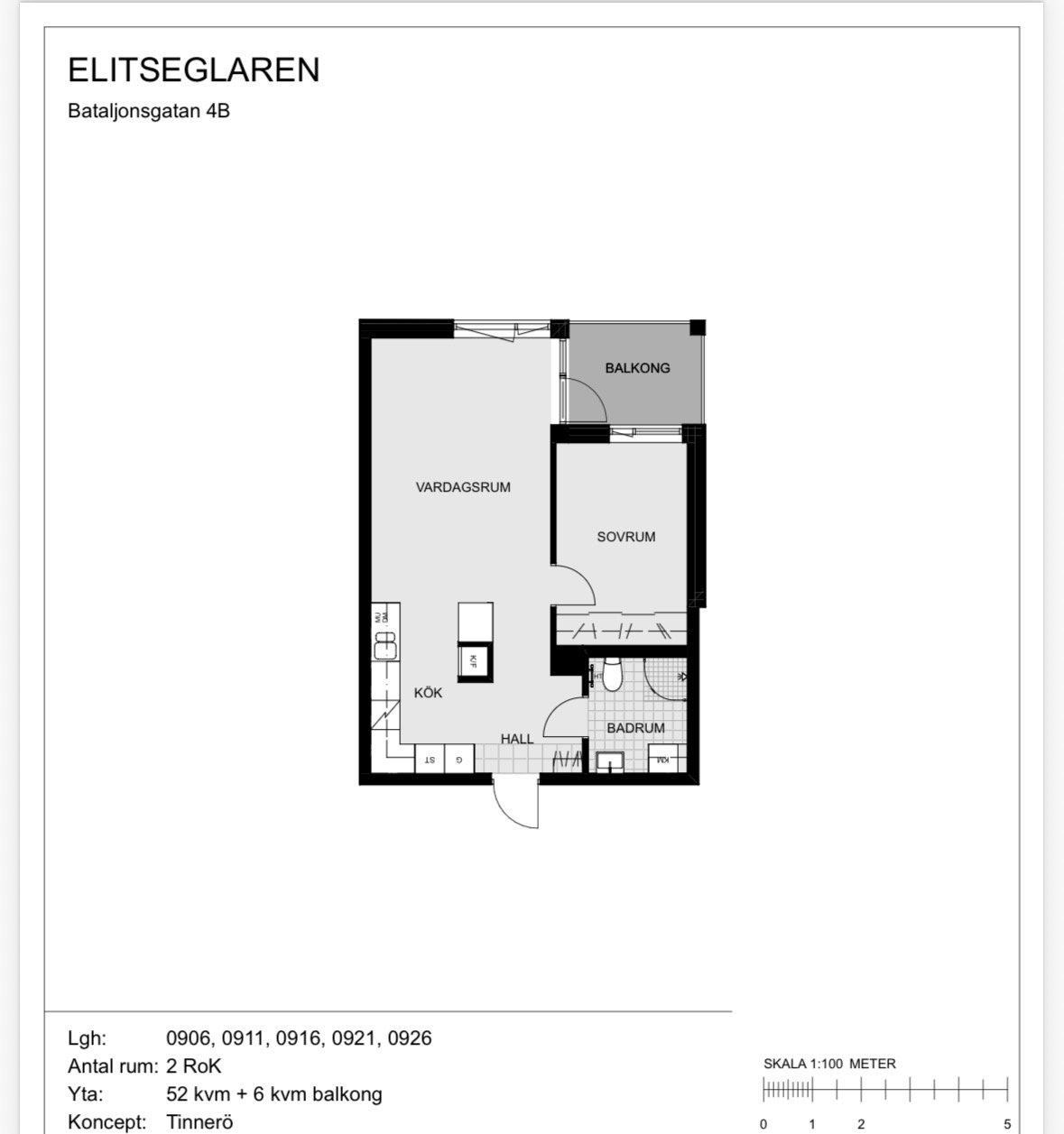 Lägenhet, 2 rooms, 52 sqm, Linköping – bild 10