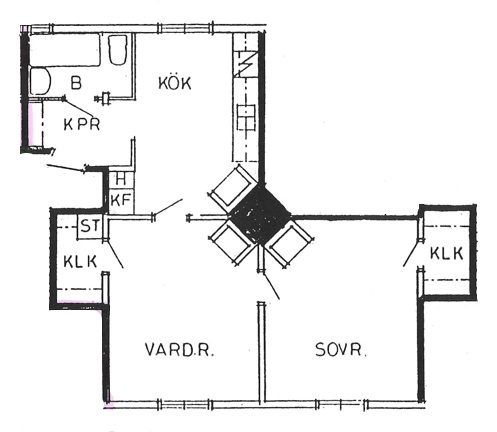 Lägenhet, 2 rooms, 53 sqm, Motala – bild 3