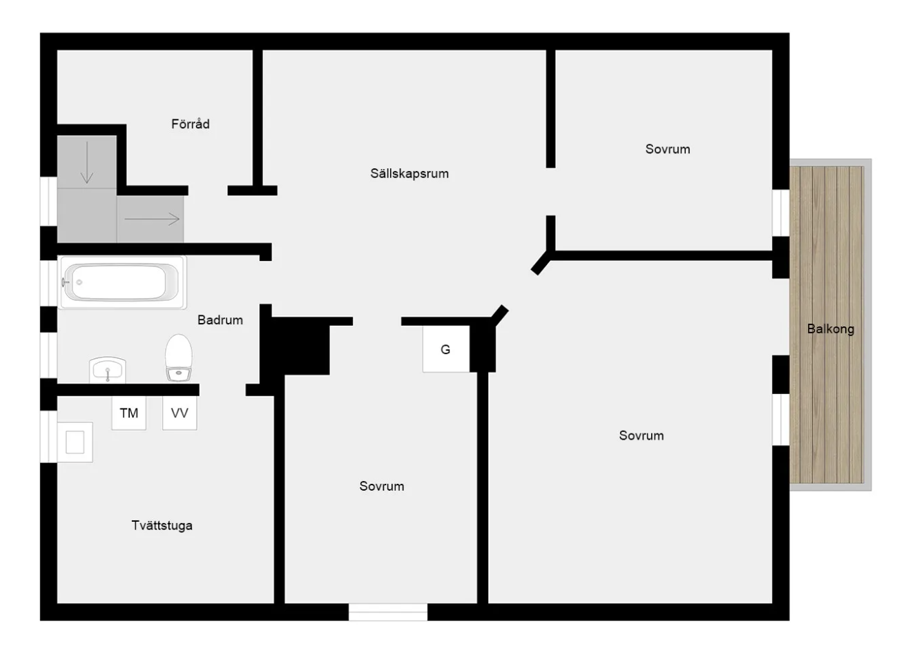 5 rok · 165 m² i Nacka – bild 14