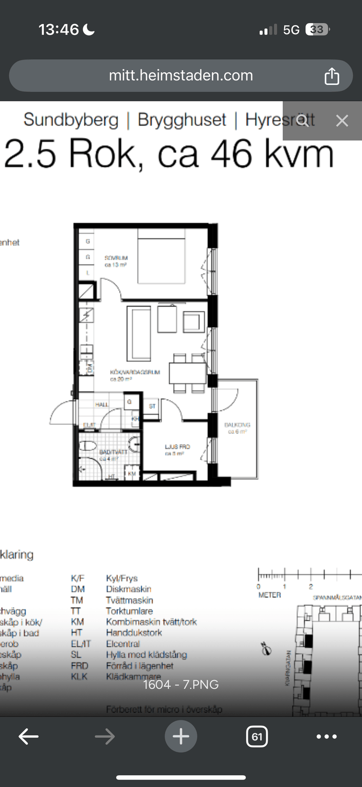 Lägenhet, 3 rooms, 46 sqm, Sundbyberg