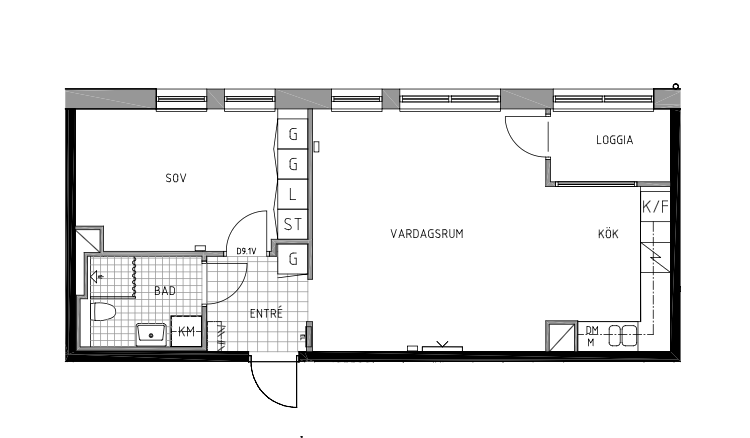Lägenhet, 3 rooms, 57 sqm, Sundbyberg – Sundbyberg