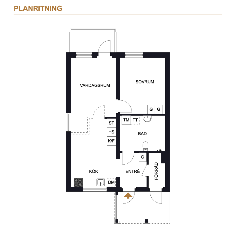 2 rok · 55 m² i Vänersborg – bild 4