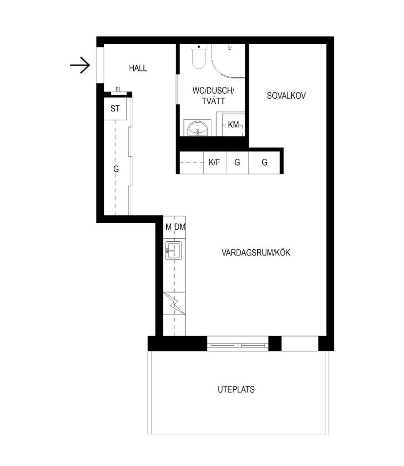 Lägenhet, 2 rooms, 41 sqm, Sollentuna – bild 9
