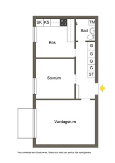 2 rok · 52 m² i Karlskrona – bild 12