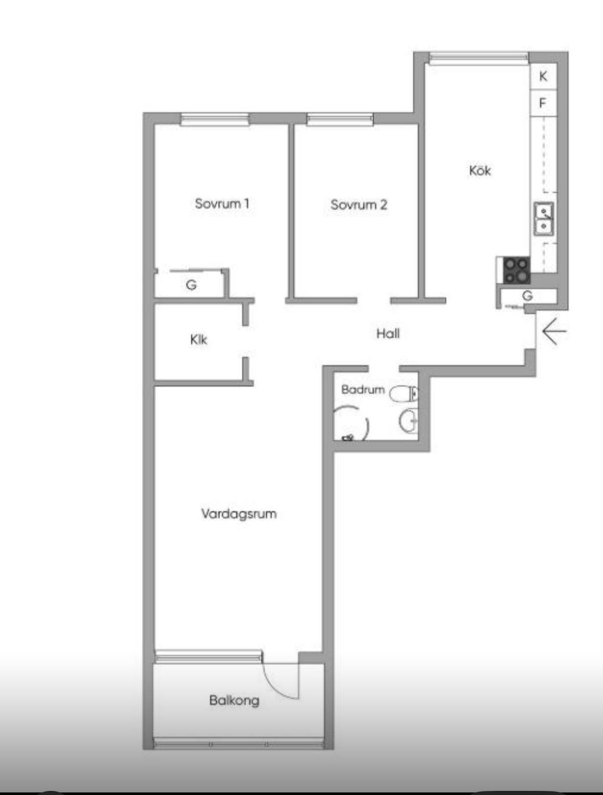 Lägenhet, 3 rooms, 83 sqm, Solna – bild 18