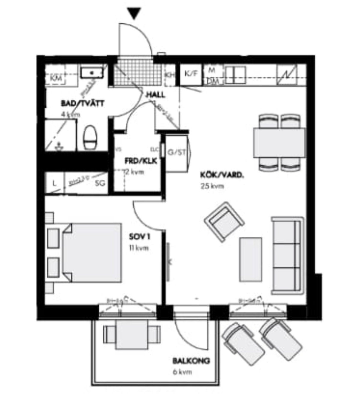 Lägenhet, 2 rooms, 46 sqm, Spånga – Spånga