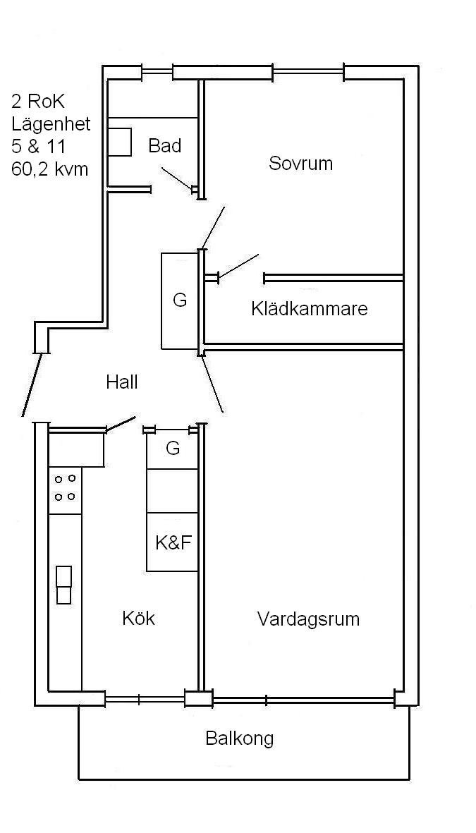 2 rok · 63 m² i Hammenhög – Hammenhög