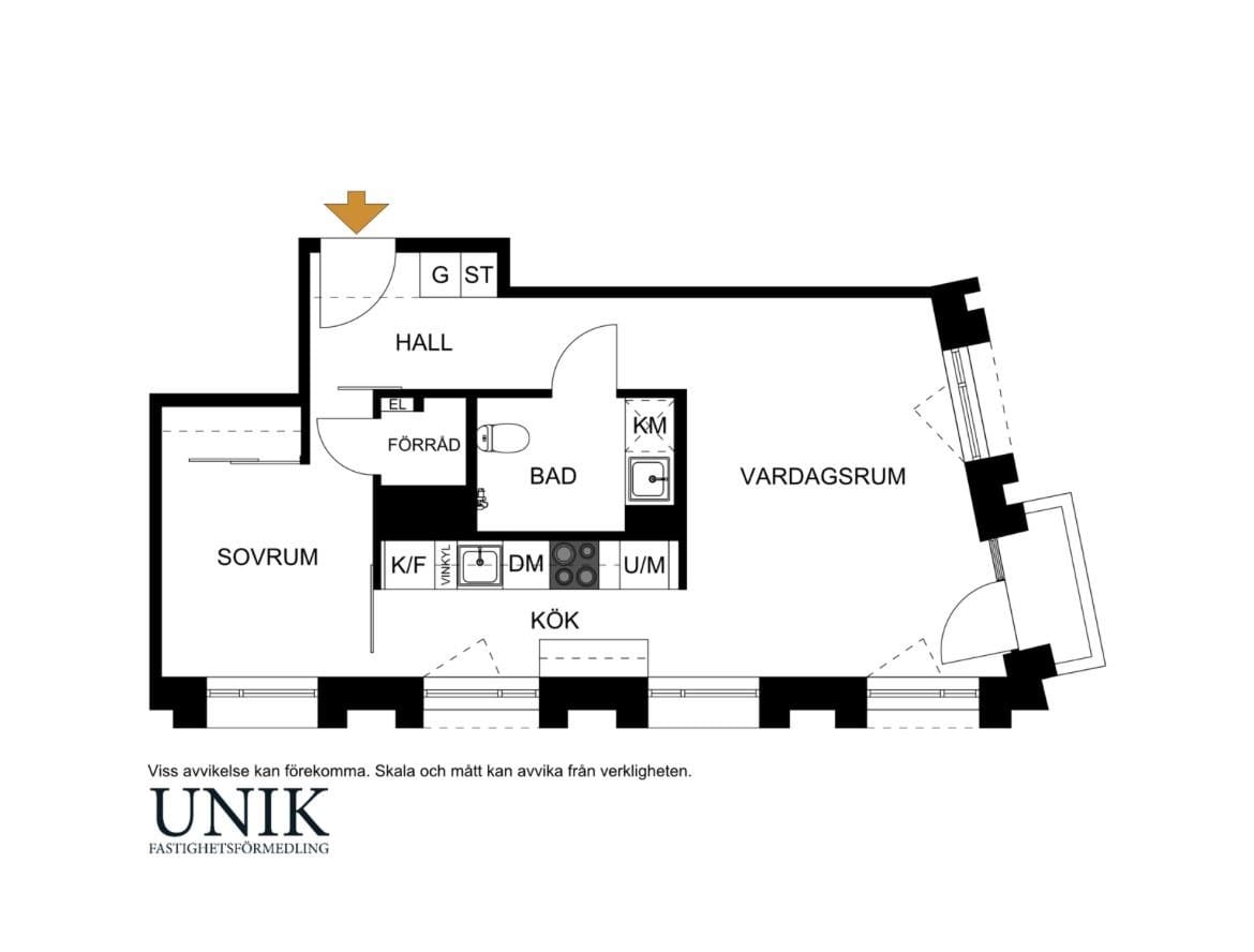2 rok · 52 m² i Stockholm – bild 2