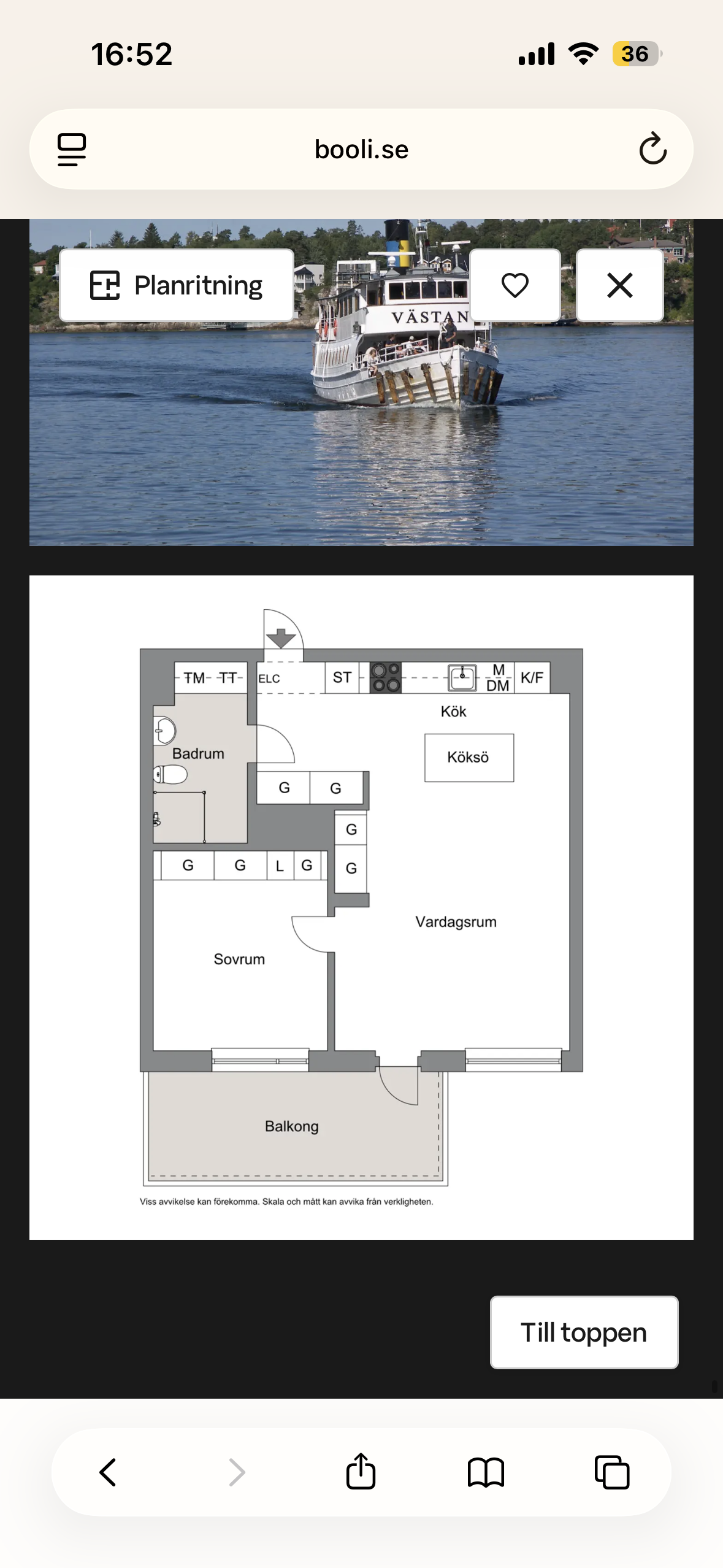 Lägenhet, 2 rooms, 52 sqm, Saltsjö-boo – bild 2