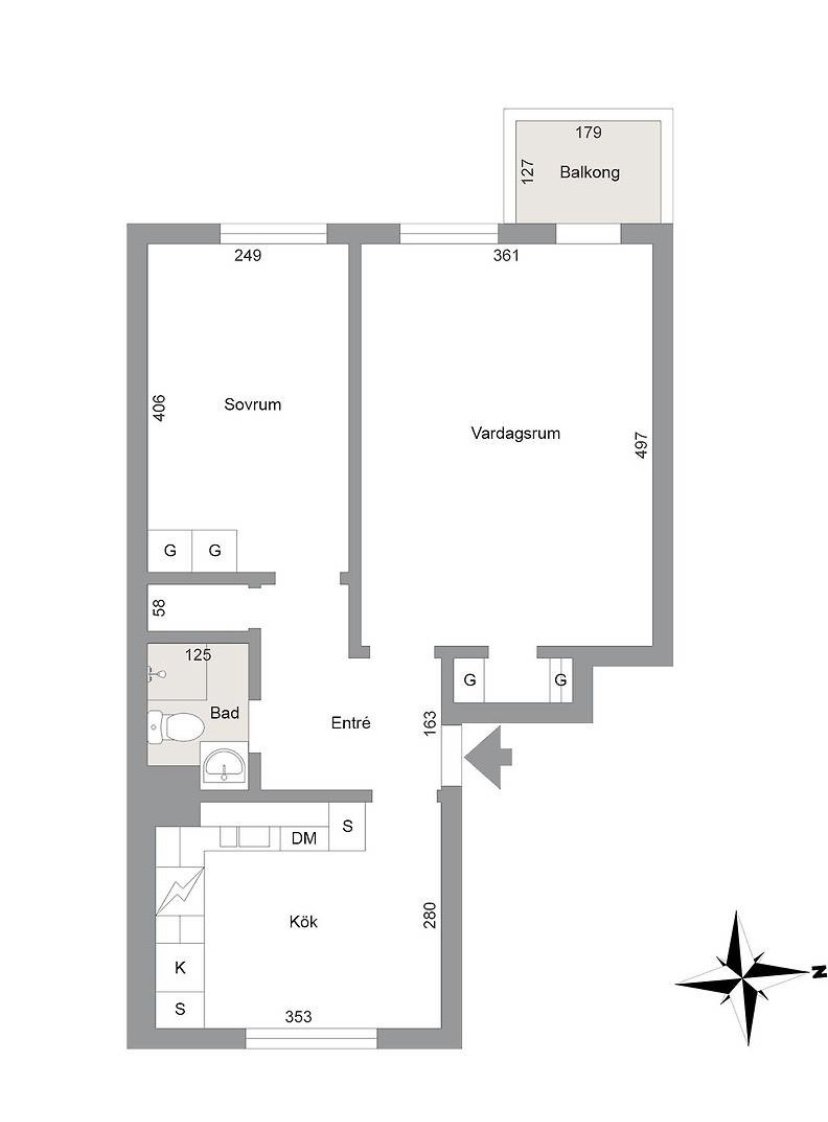 Lägenhet, 2 rooms, 50 sqm, Göteborg – bild 15