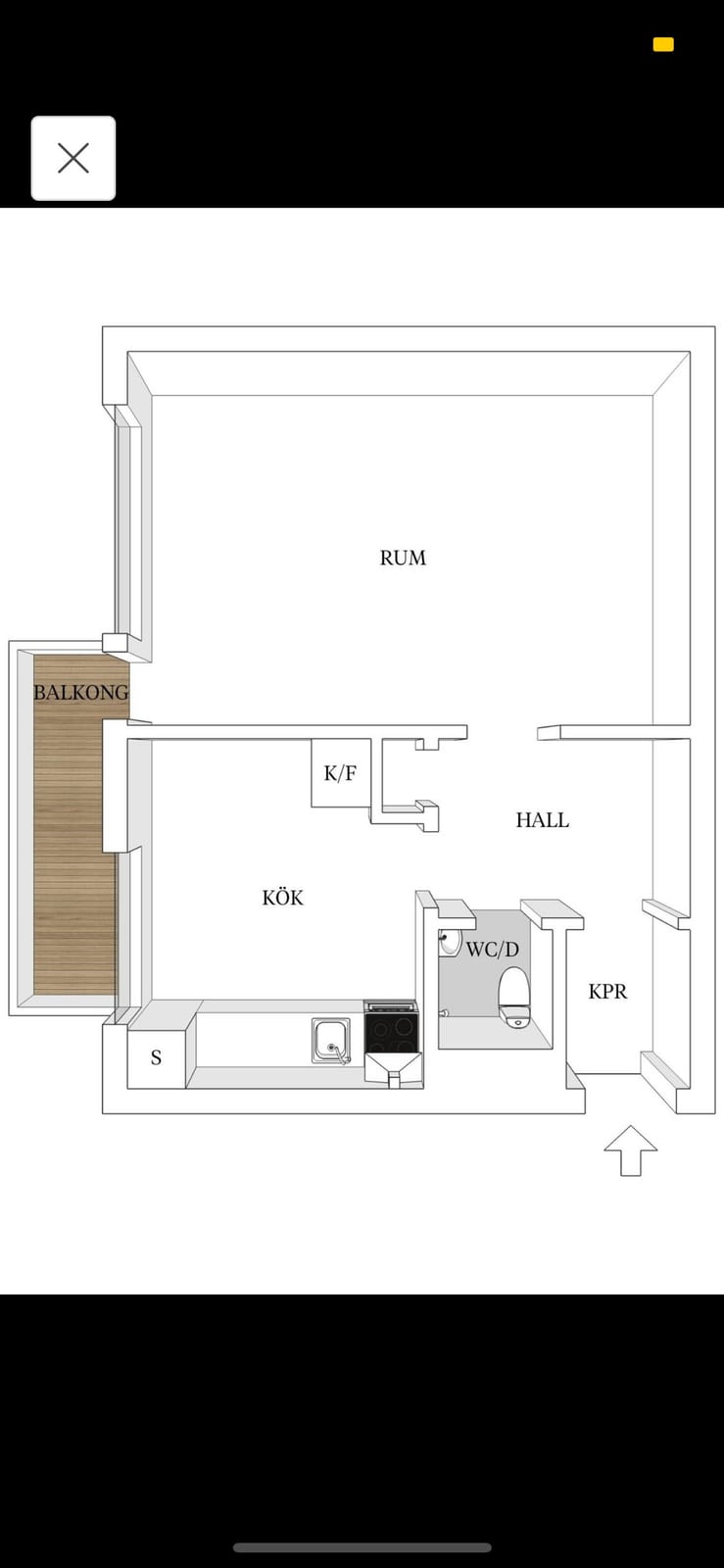1 rok · 43 m² i Lund