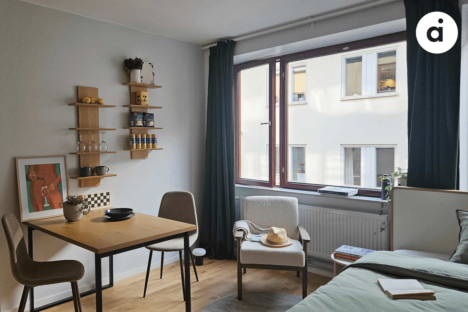 Lägenhet, 1 rooms, 25 sqm, Stockholm