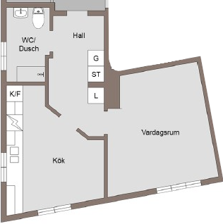 1 rok · 42 m² i Mjölby – bild 8