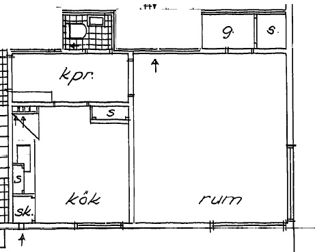 Lägenhet, 1 rooms, 36 sqm, Eskilstuna – bild 11