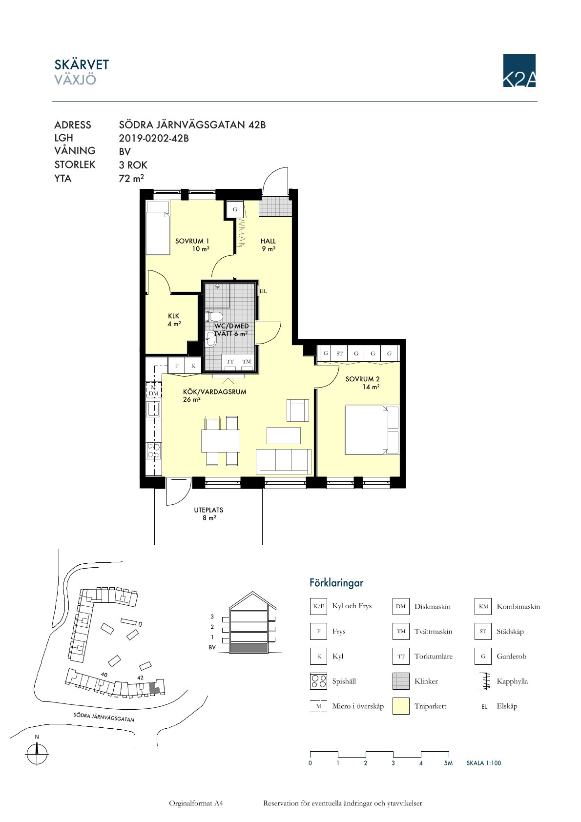 3 rok · 72 m² i Växjö – bild 10