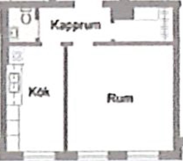 Lägenhet, 1 rooms, 36 sqm, Marieholm – bild 15