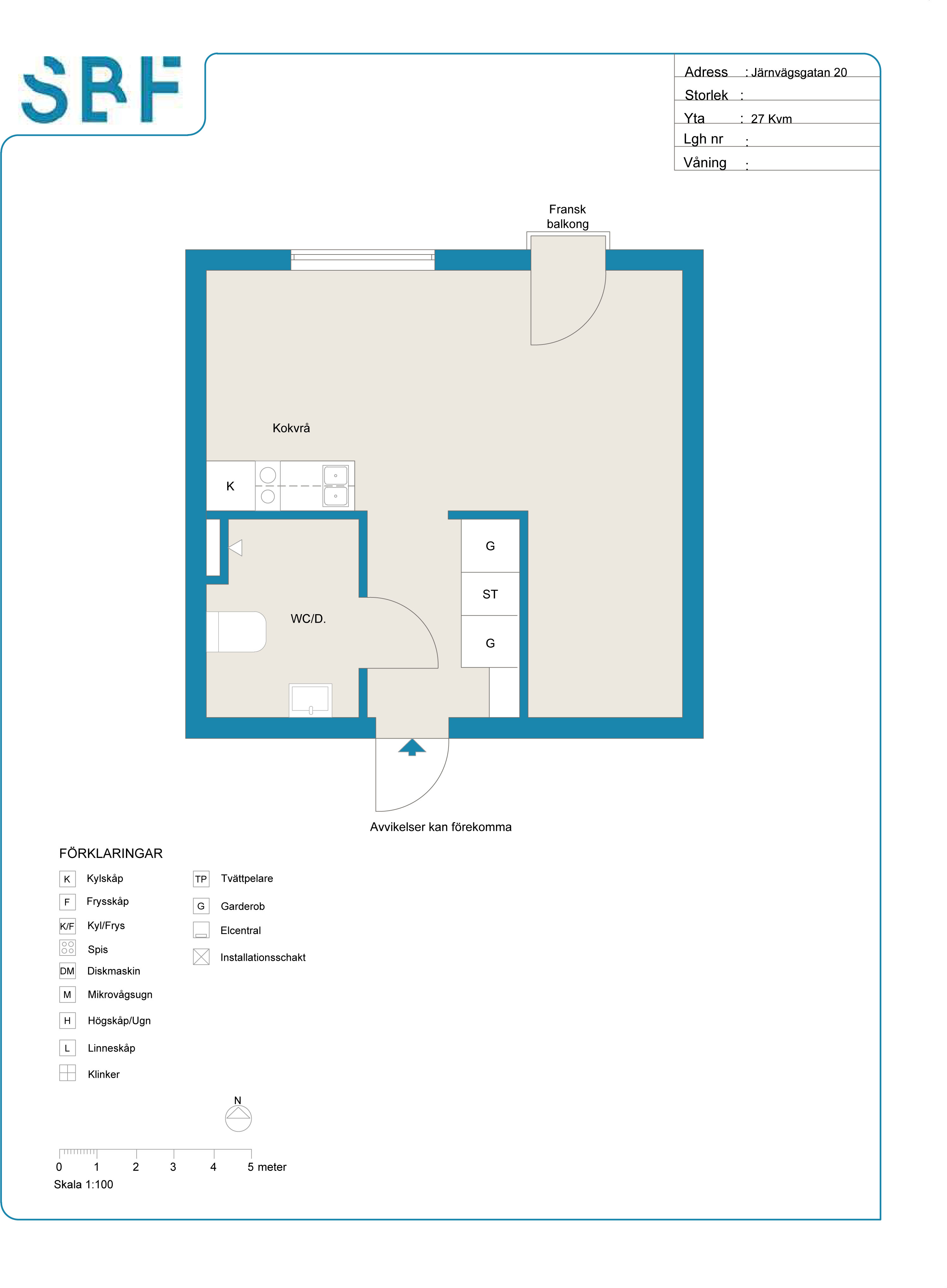 Lägenhet, 1 rooms, 30 sqm, Borås – bild 6