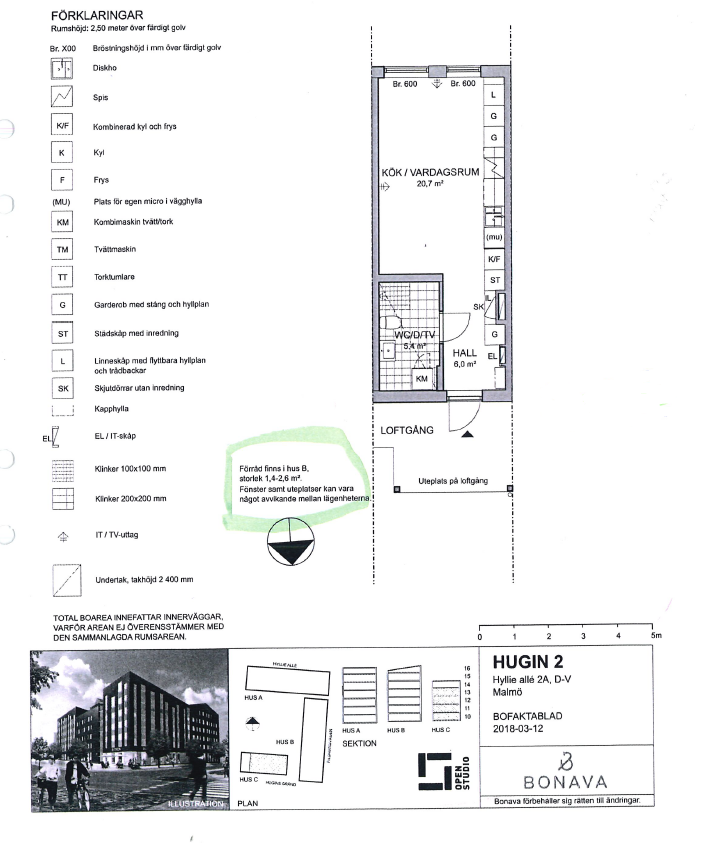Lägenhet, 1 rooms, 33 sqm, Malmö – bild 2