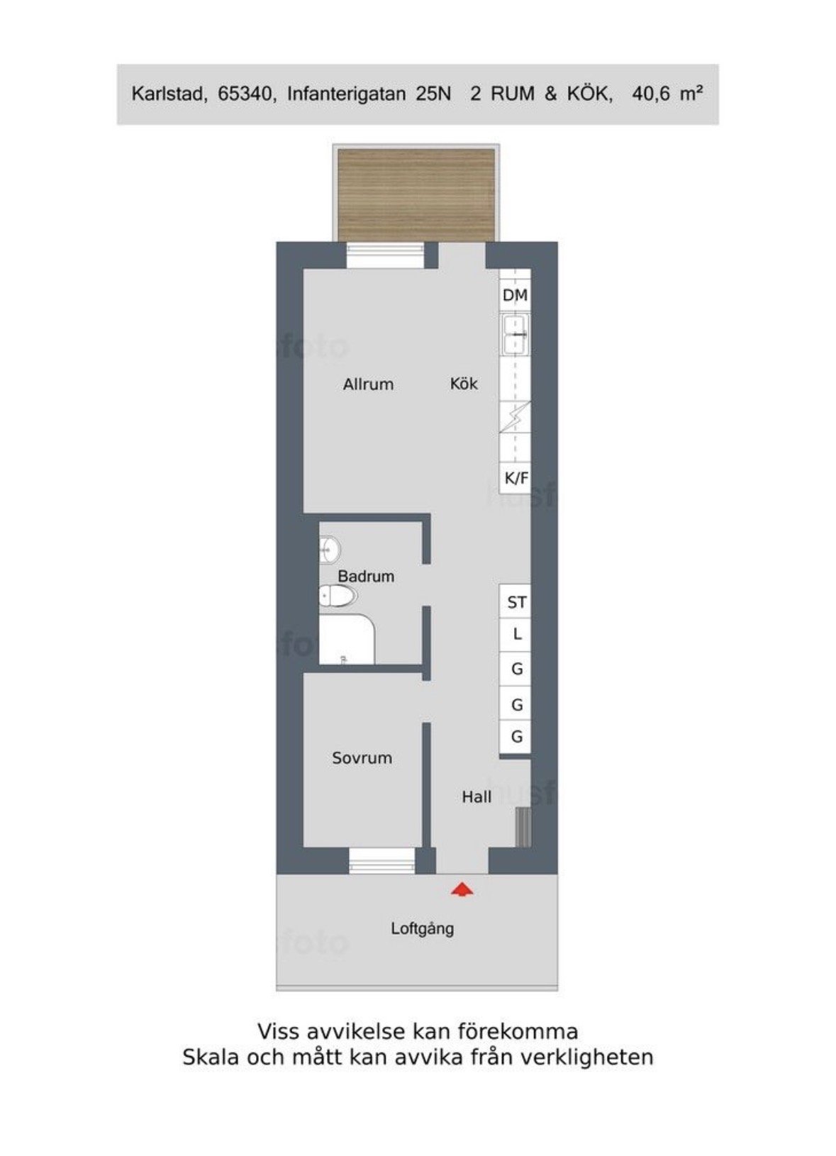 2 rok · 40 m² i Karlstad – bild 8