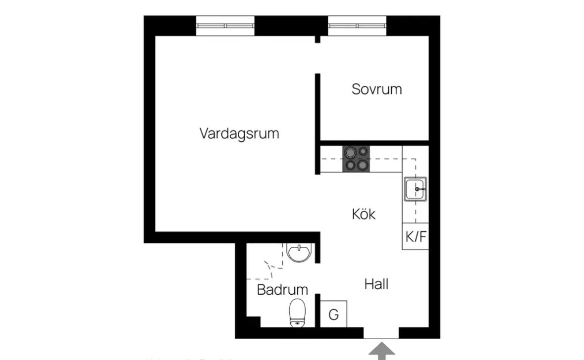 2 rok · 35 m² i Stockholm – bild 15