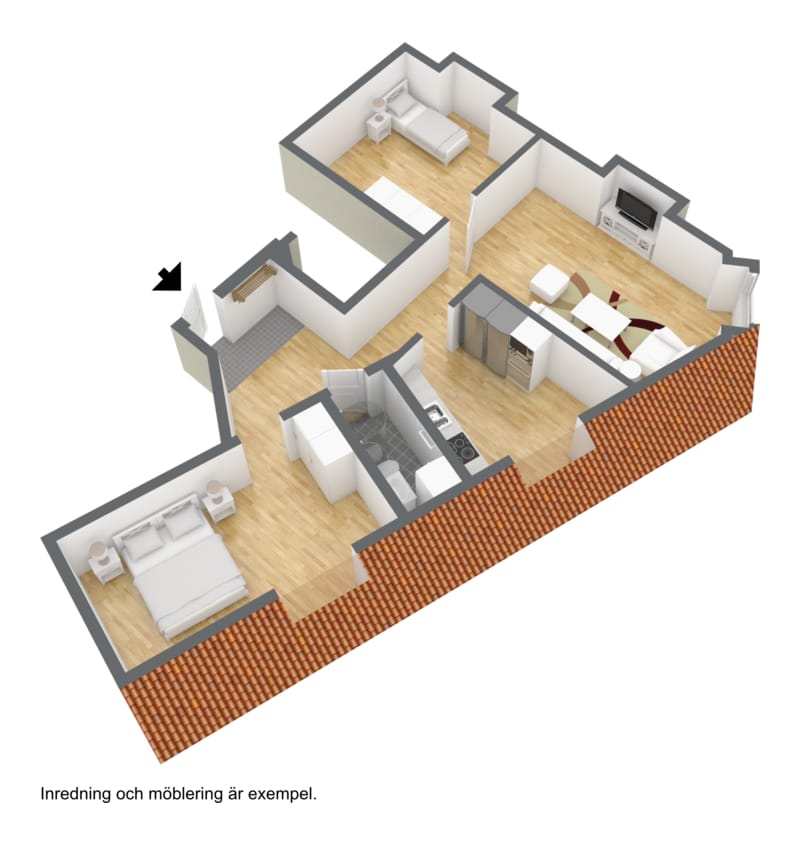 3 rok · 87 m² i Helsingborg – bild 12
