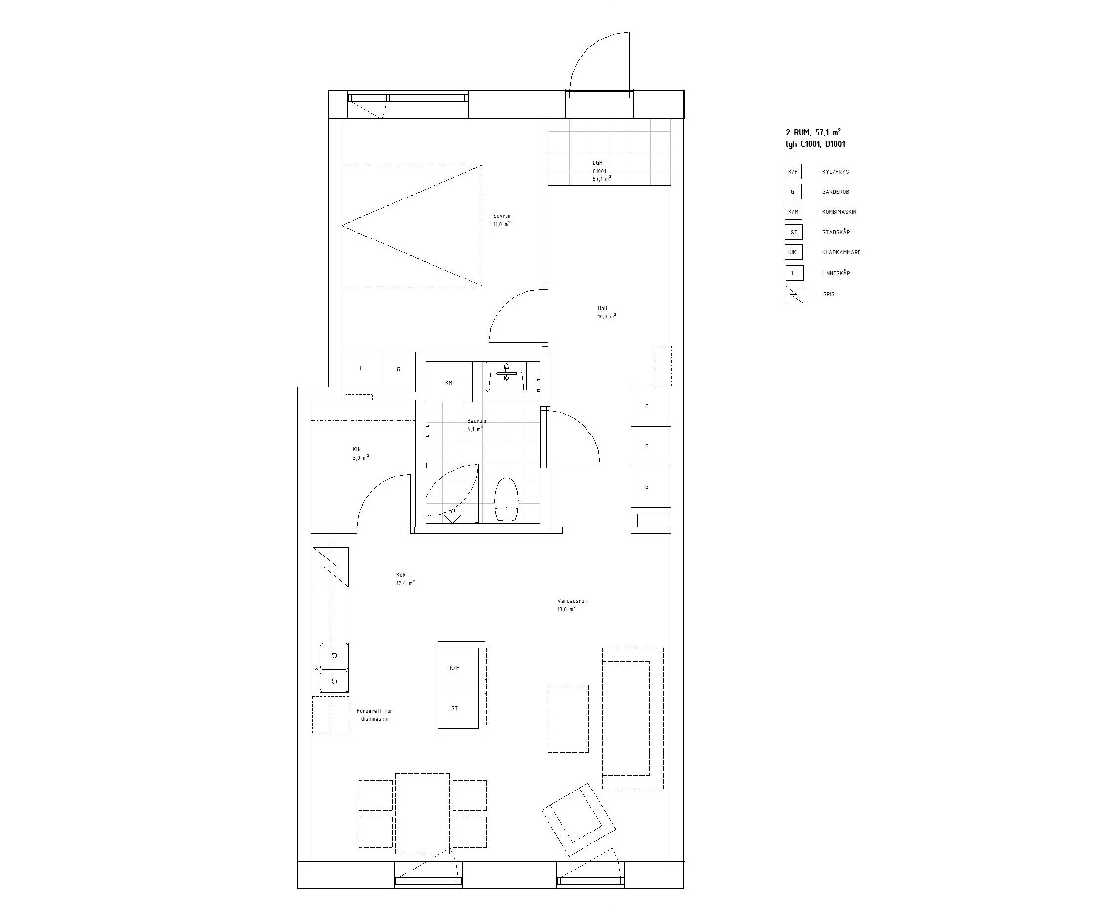 2 rok · 57 m² i Malmö – bild 5