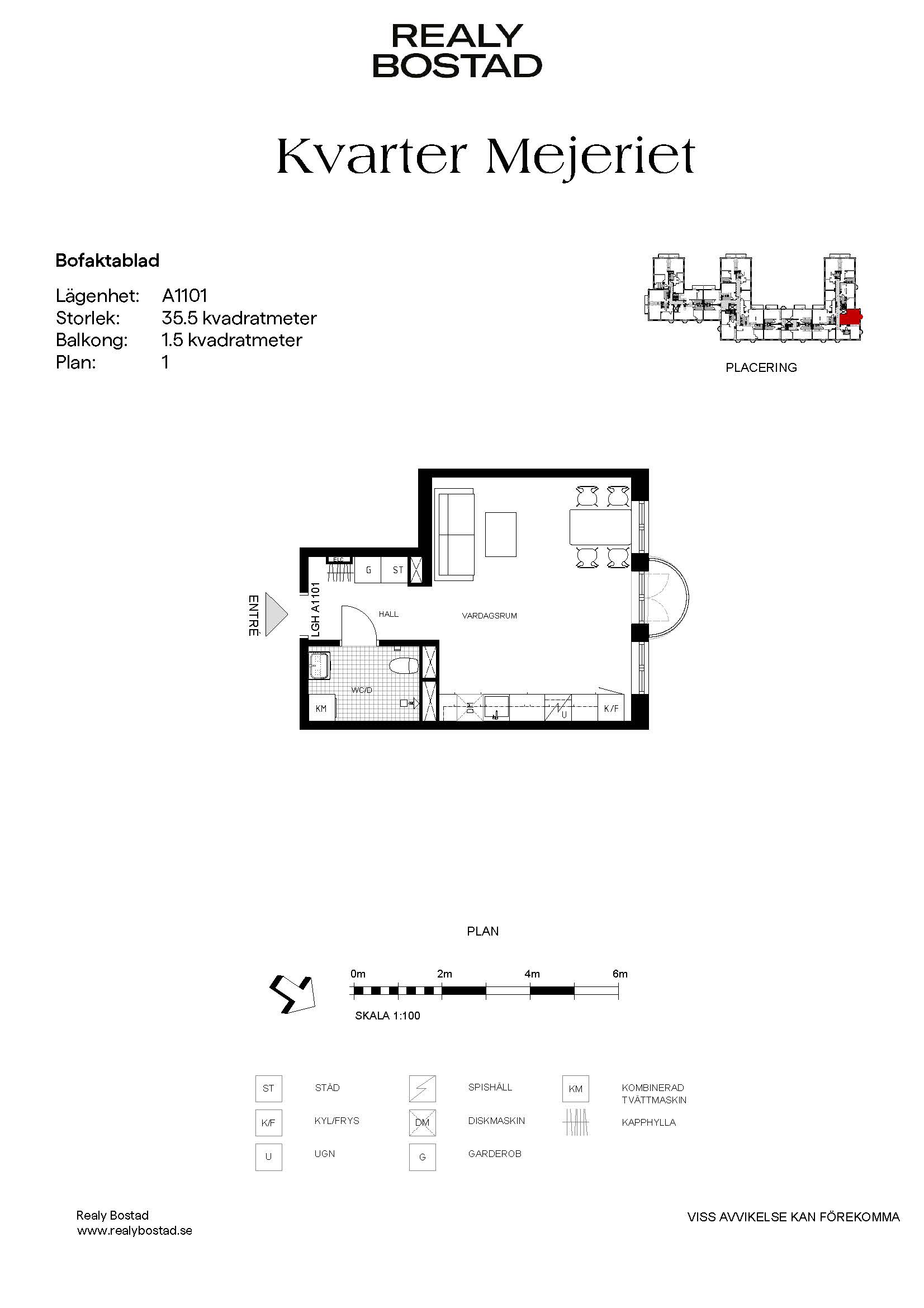 Lägenhet, 1 rooms, 35 sqm, Märsta – bild 5