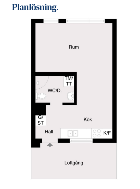 Lägenhet, 2 rooms, 31 sqm, Upplands Väsby – bild 2