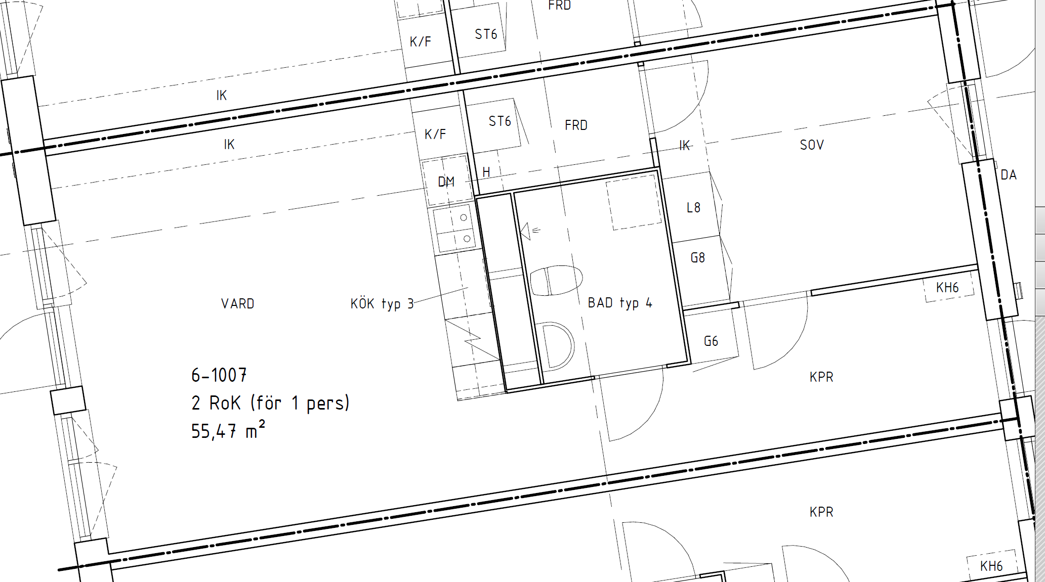 Lägenhet, 2 rooms, 56 sqm, Sollentuna – Sollentuna