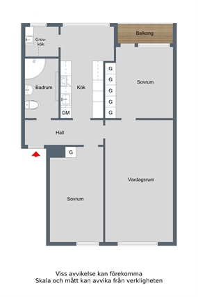 Lägenhet, 3 rooms, 82 sqm, Nyköping – bild 11
