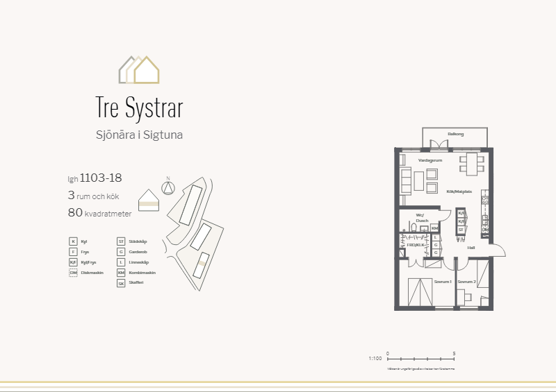 3 rok · 80 m² i Sigtuna – bild 10