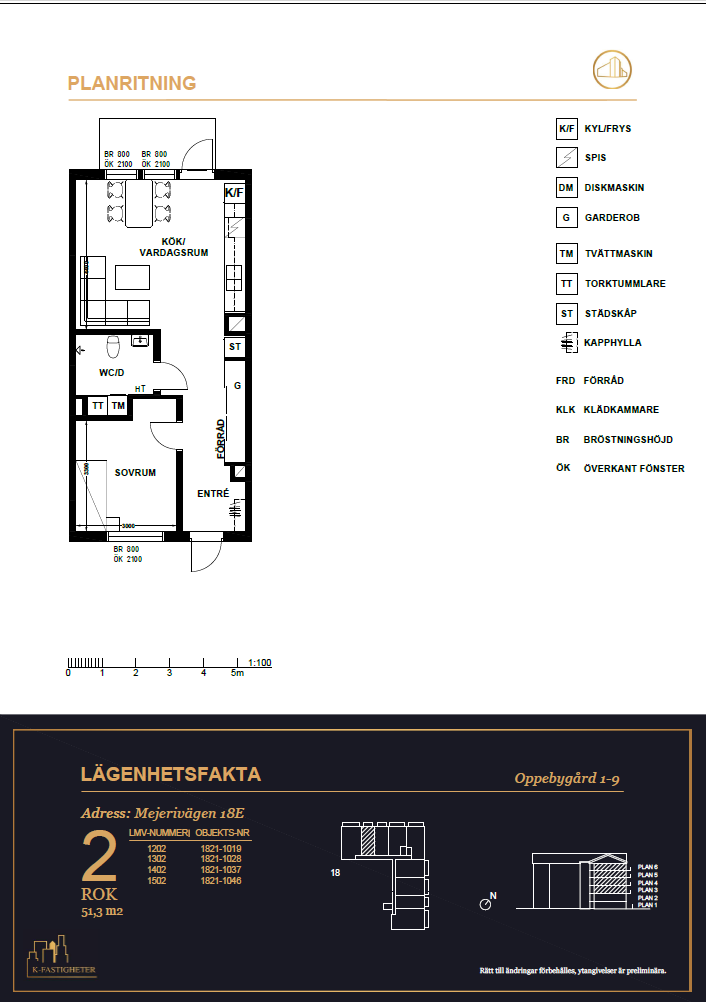 2 rok · 51 m² i Nyköping – bild 11