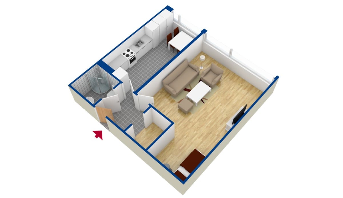 1 rok · 48 m² i Halmstad – bild 3