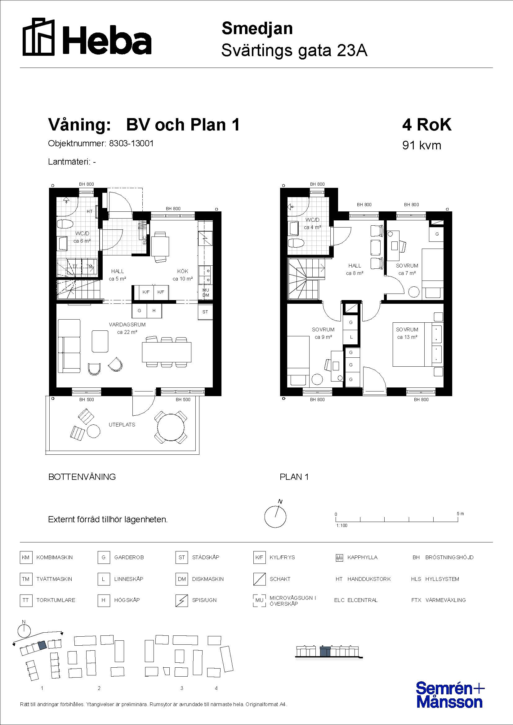 4 rok · 91 m² i Ösmo – bild 9