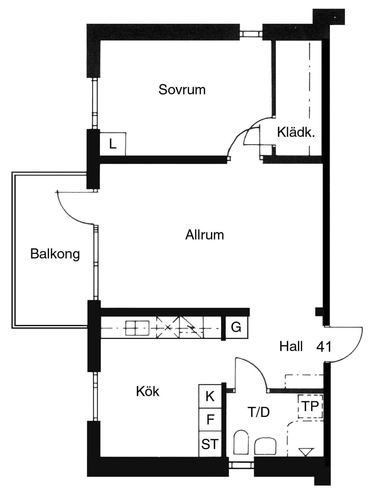 2 rok · 59 m² i Skellefteå – bild 2