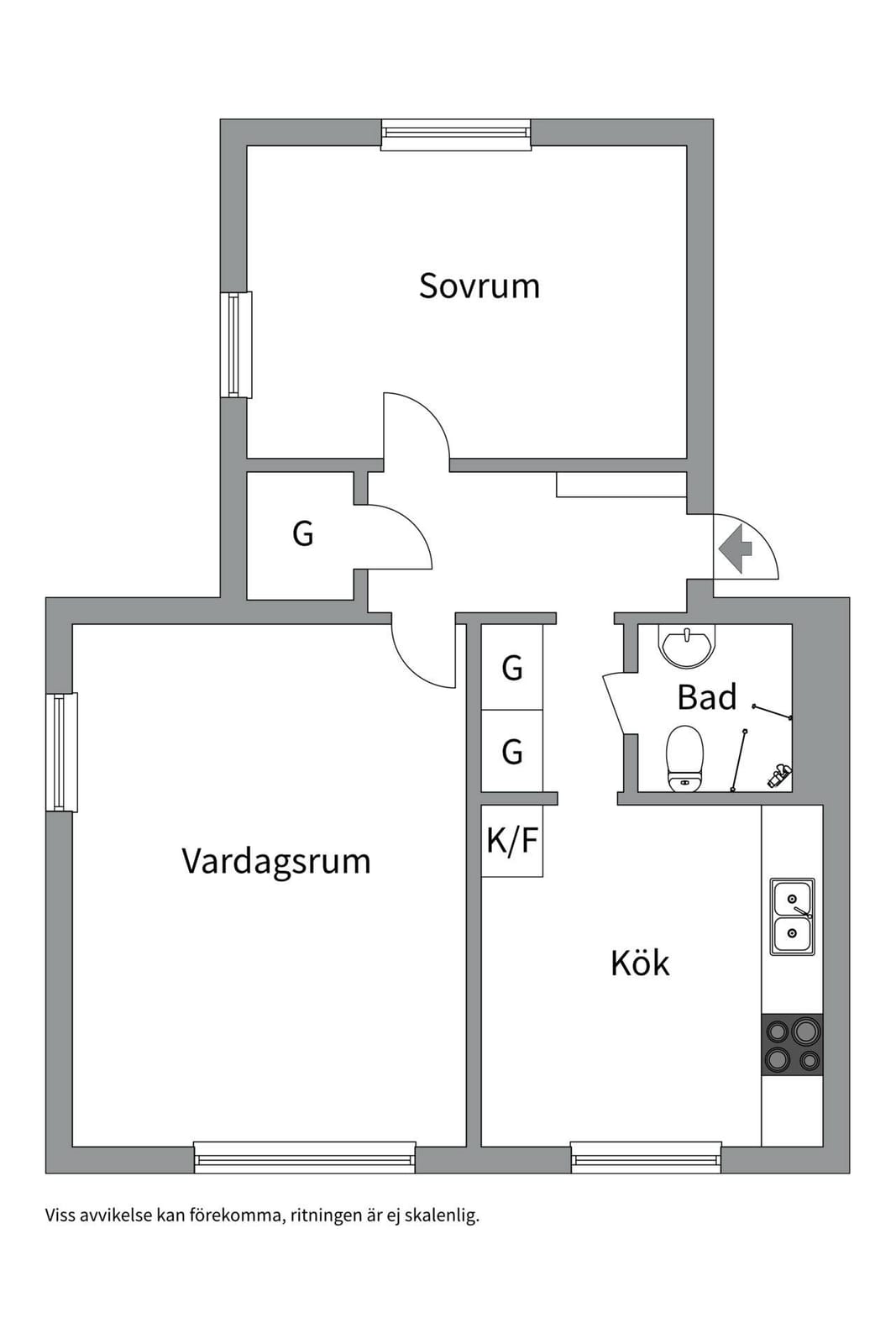 2 rok · 57 m² i Saltsjö-boo – bild 11