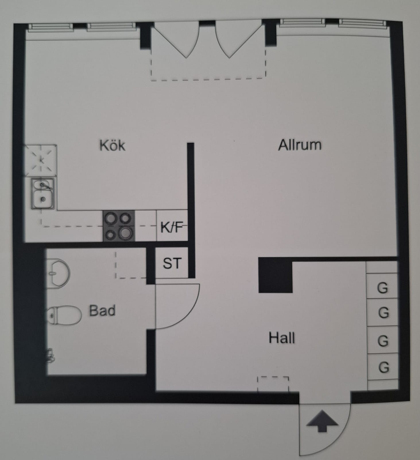 1 rok · 46 m² i Vällingby – bild 4