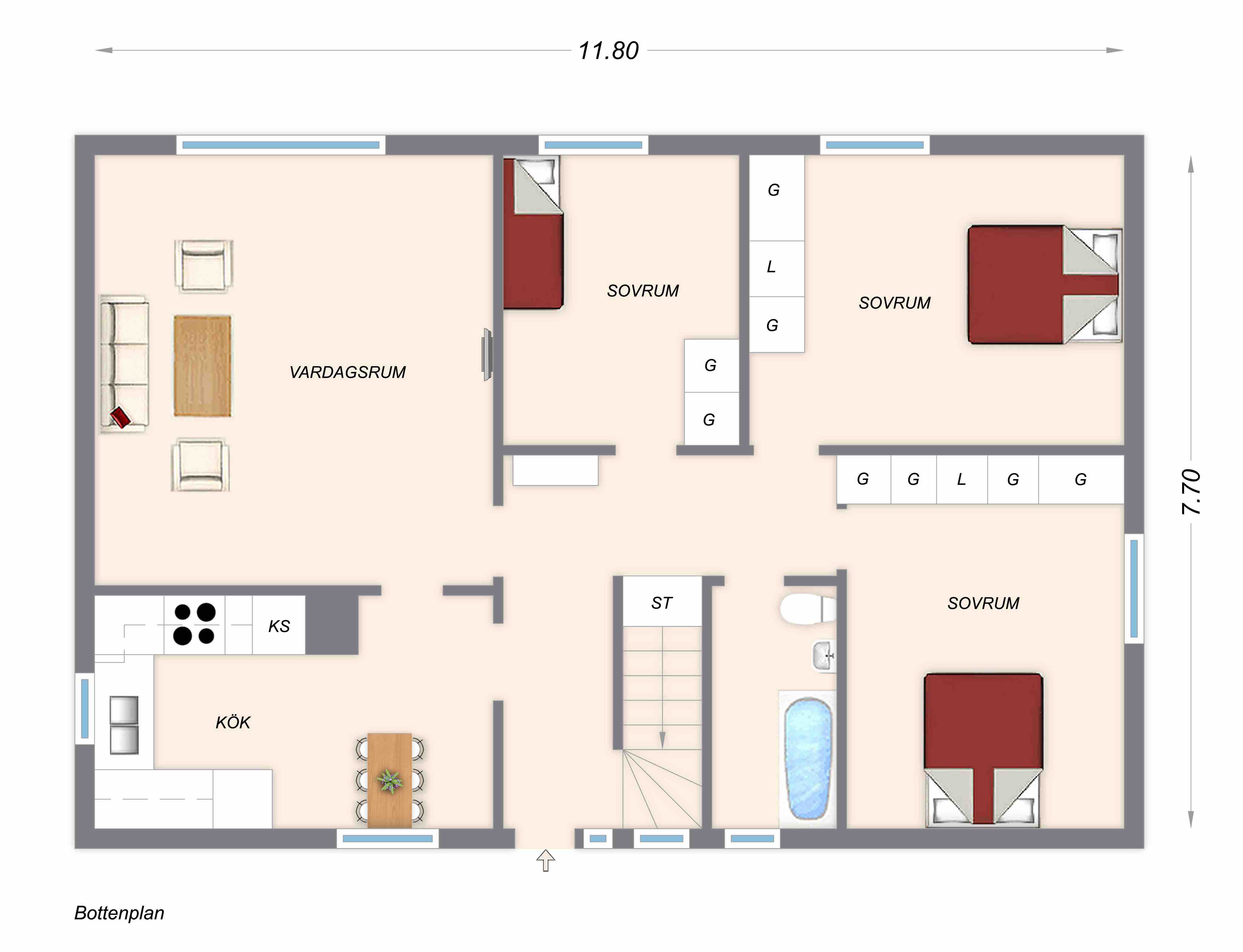 6 rok · 155 m² i Jokkmokk – bild 14