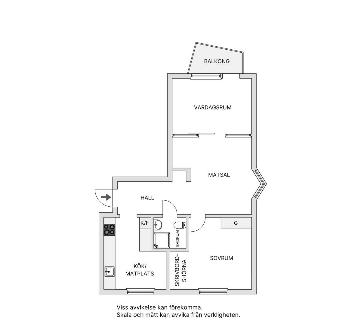 3 rok · 55 m² i Helsingborg – bild 18