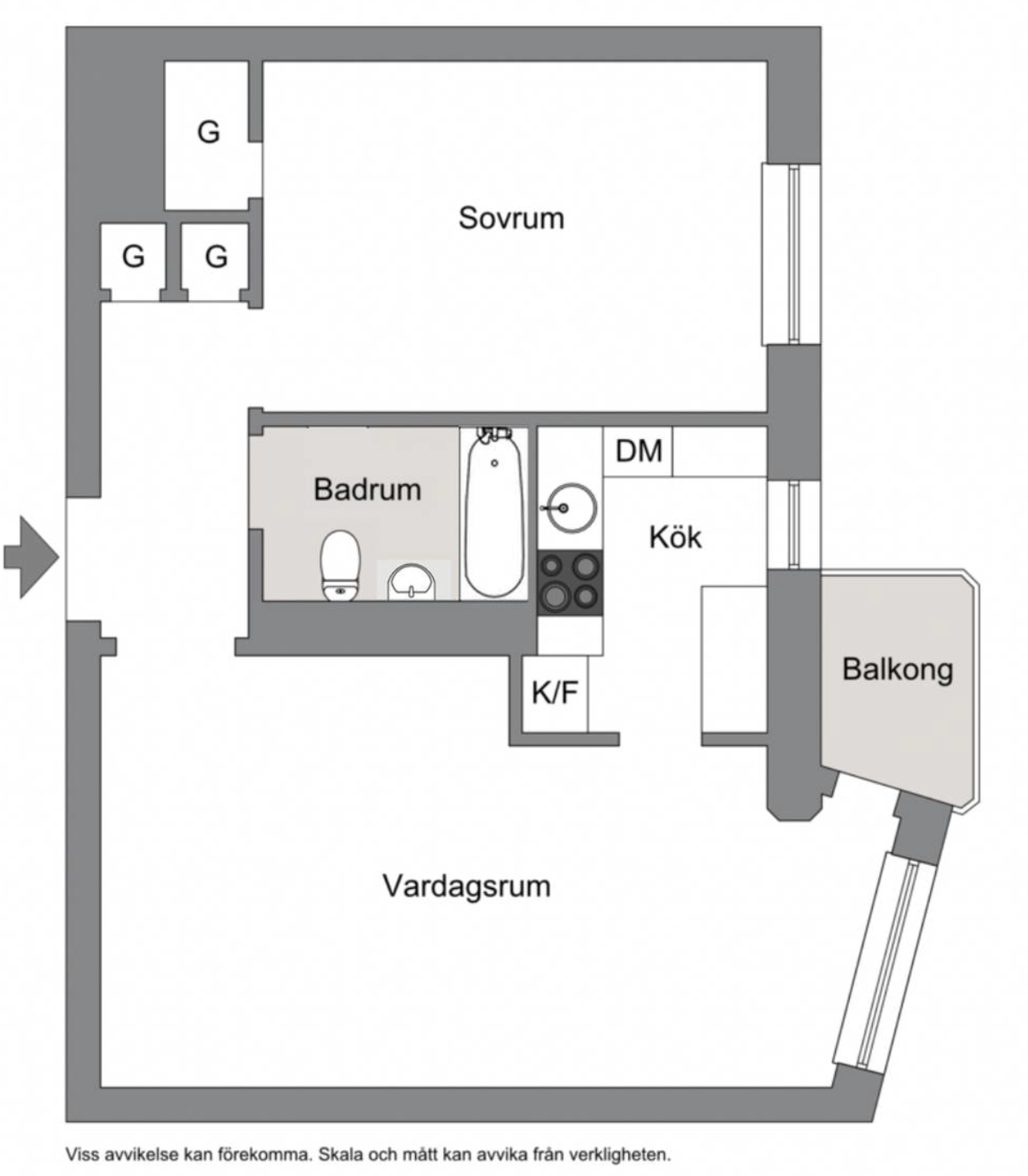2 rok · 47 m² i Stockholm – bild 9