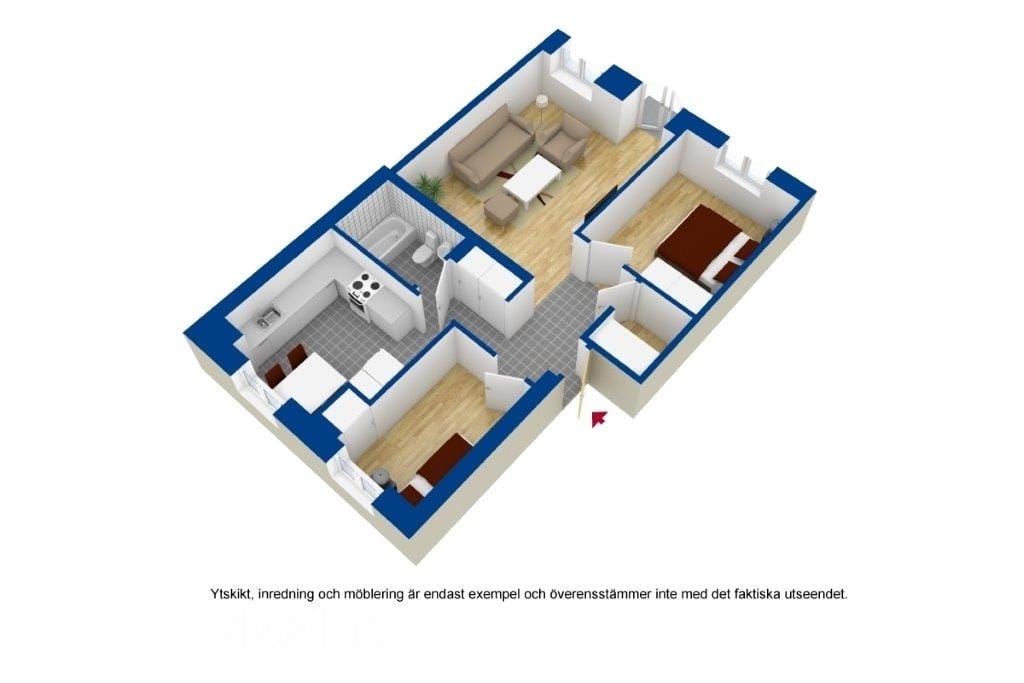 3 rok · 66 m² i Västerås – bild 4