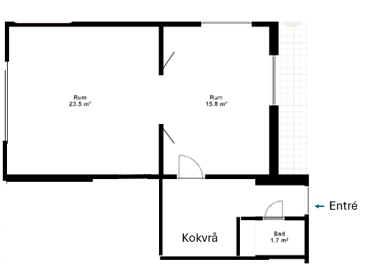 2 rok · 50 m² i Hässelby – bild 8