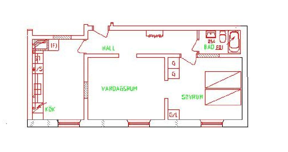 Lägenhet, 2 rooms, 57 sqm, Helsingborg – bild 9
