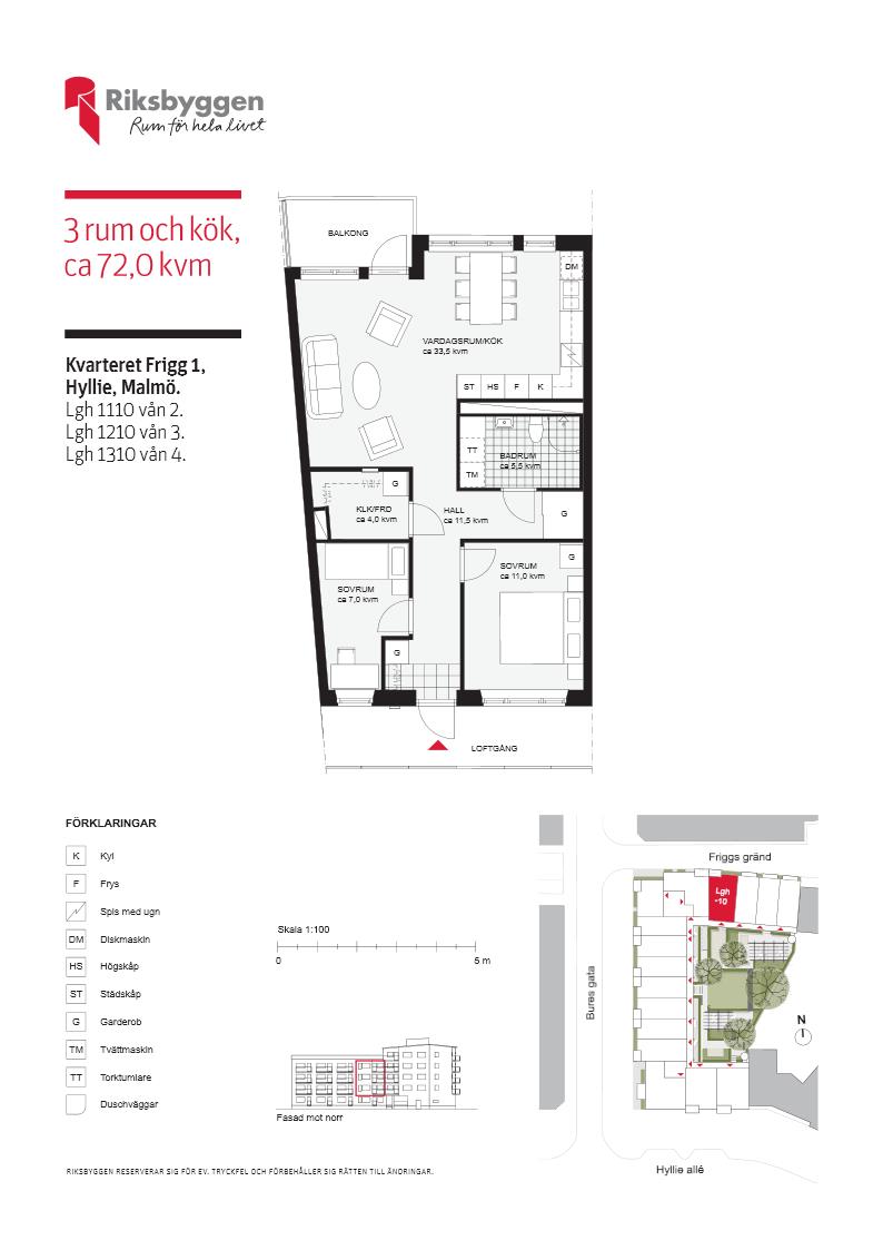 Lägenhet, 3 rooms, 72 sqm, Malmö – bild 12