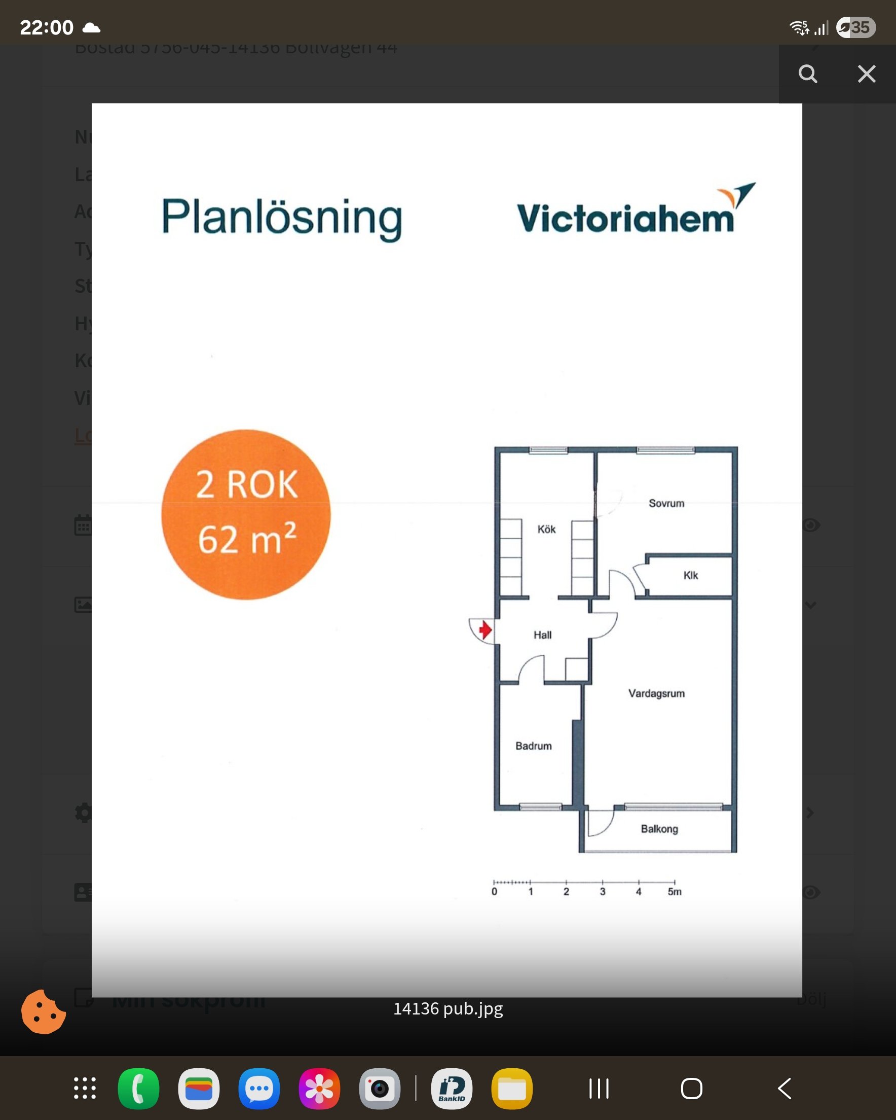 Lägenhet, 2 rooms, 62 sqm, Södertälje – Södertälje