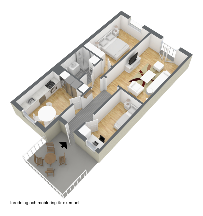 Lägenhet, 3 rooms, 72 sqm, Helsingborg – bild 8