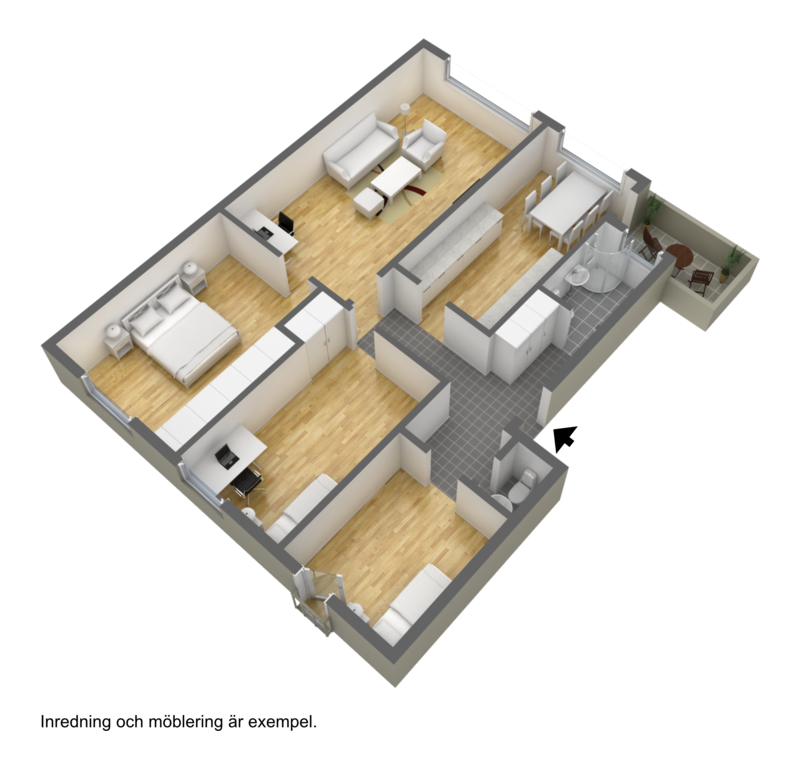 4 rok · 102 m² i Halmstad – bild 5